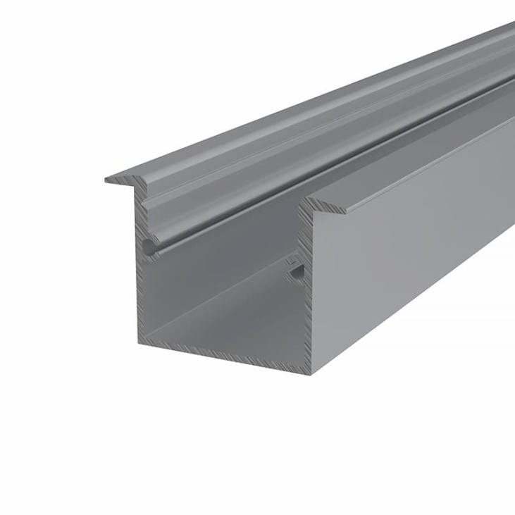 картинка Светодиодный профиль (LED), Профиль врезной алюминиевый 3725-2 Rexant, 2м