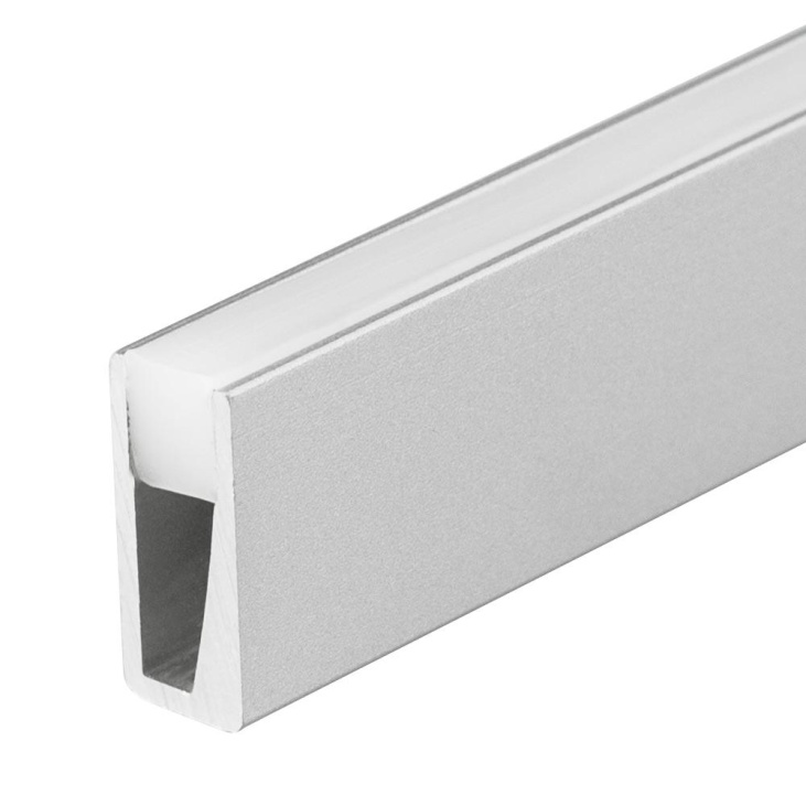 картинка Светодиодный профиль (LED), Профиль с экраном ALU-Nano-6-2000 Anod+silicone