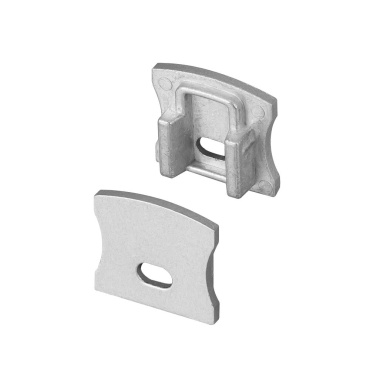 Светодиодный профиль (LED), Заглушка ALU-Slim-H15, с отверстием