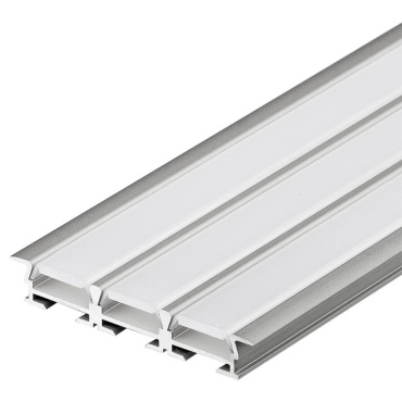 Светодиодный профиль (LED), Встраиваемый алюминиевый профиль PHS-3X-F-2000-Anod [56.6х9mm]