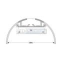 картинка Светодиодный профиль (LED), Профиль SL-Round-D60-2000-Anod [35x11mm]