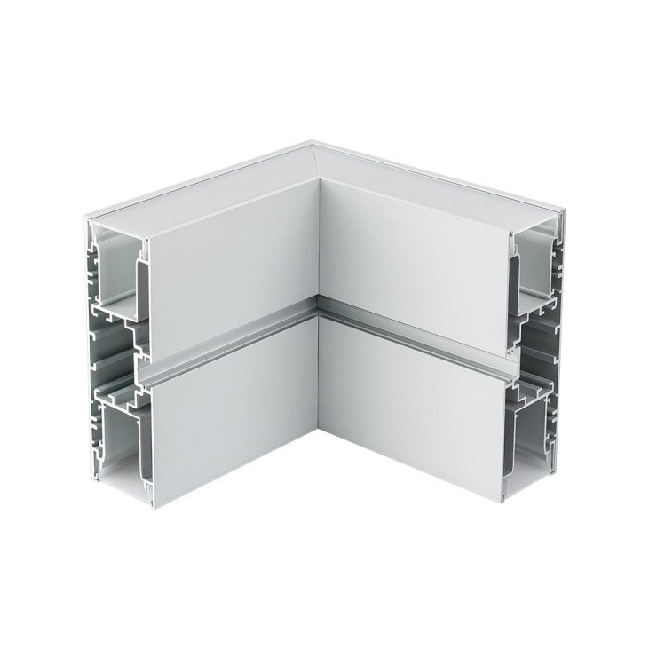 картинка Светодиодный профиль (LED), Угол S2-Wall-X2-H128-L90W внешний