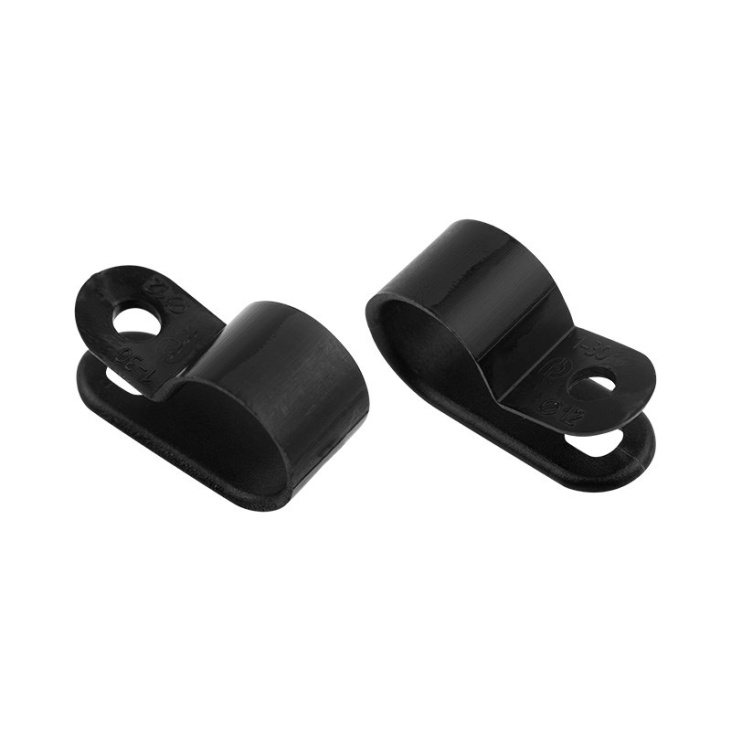 картинка Скоба под винт 12 мм, черная (упак. 50 шт.) REXANT