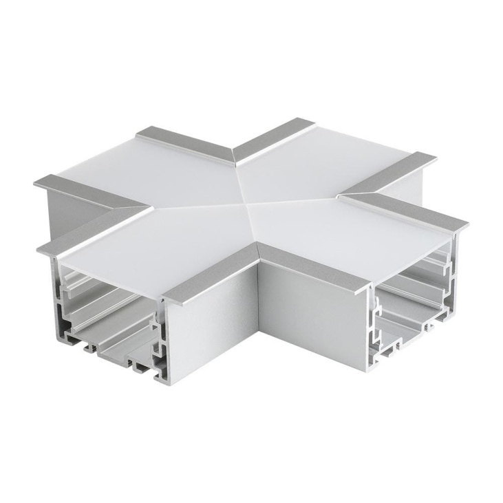 картинка Светодиодный профиль (LED), Угол S2-Linia69-F-X90 крестовой