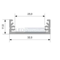 картинка Светодиодный профиль (LED), Алюминиевый профиль TOP-Wide-H11-2000 [32x11mm]