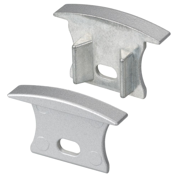 картинка Светодиодный профиль (LED), Заглушка ALU-Slim-H15-F, с отверстием