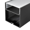 картинка Светодиодный профиль (LED), Профиль с экраном SL-LINE-7477-2500 BLACK+OPAL