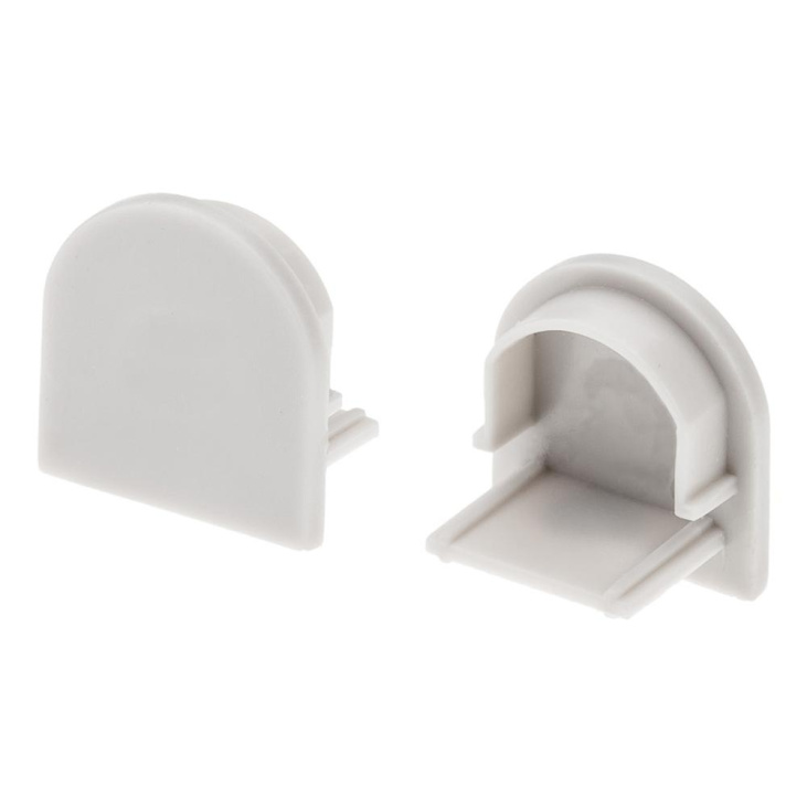 картинка Светодиодный профиль (LED), Заглушка ARH-Wide-B-H20 Round глухая