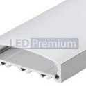 картинка Светодиодный профиль (LED), Профиль с экраном ALU-Super-H10-2000 Anod+frost [44.8x11mm]