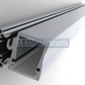 картинка Светодиодный профиль (LED), Профиль с экраном ALU-Base-WH28-2000 Anod+frost [22.5x28mm]