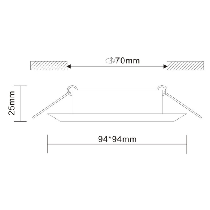картинка Встраиваемый светильник ST204.408.01