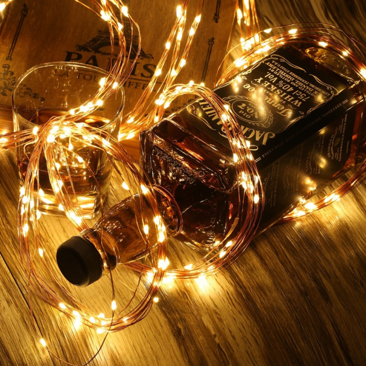 картинка Светодиодная нить с корпусом питания типа A (пробка)