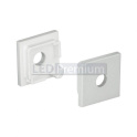 картинка Светодиодный профиль (LED), Заглушка SL-Kant-H16 Square с отверстием