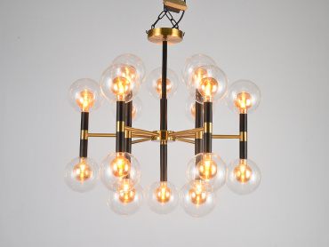 Потолочный светильник LU-7630/18-G9-GlBkCl