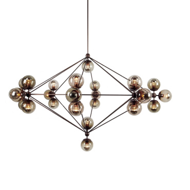 Потолочный светильник Modo Chandelier - 8 Sided, 27 Globes by Jason Miller