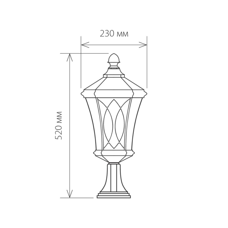 картинка Уличный светильник Virgo GLXT-1450S