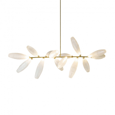 Подвесной светильник Gem Horizontal Chandelier 14 by Giopato & Coombes