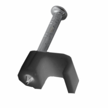 Крепеж кабеля плоский 4 х 2 мм, черный (упак. 50 шт)  Rexant