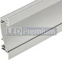 картинка Светодиодный профиль (LED), Алюминиевый профиль TOP-Swall-2000-Anod [53x13.5]