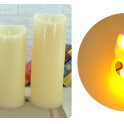 картинка Глянцевая светодиодная свеча с эффектом живого пламени 12,5