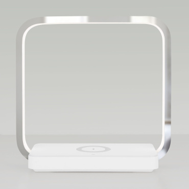 Интерьерная настольная лампа светодиодная с сенсором и беспроводным ЗУ Frame 80502/1