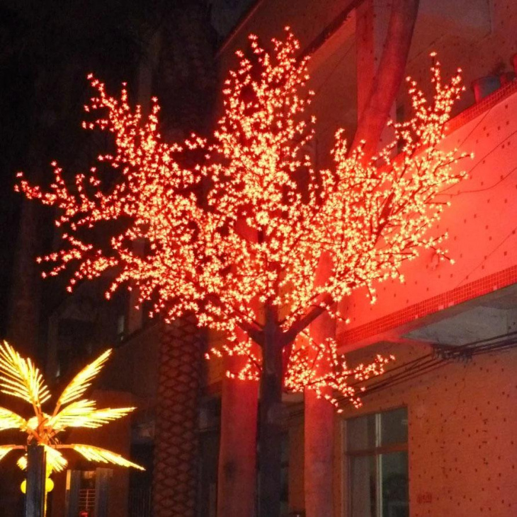 картинка LED-дерево "Сакура" T-CH4.0m-4320L