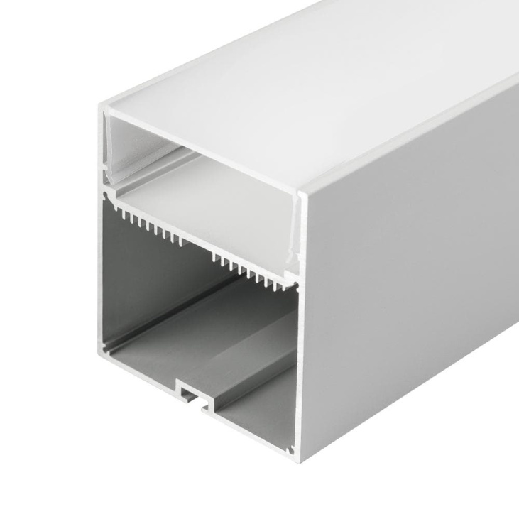 картинка Светодиодный профиль (LED), Профиль с экраном SL-Line-7477-2500 Anod+opal