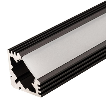 Светодиодный профиль (LED), Алюминиевый профиль PDS45-T-2000-Anod-Brown Deep [19x19mm]