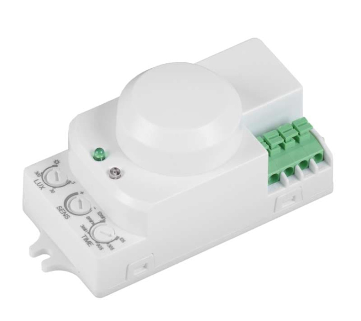 картинка Детектор движения ДД-МВ 201 1200Вт 360град. 8М IP20 бел. ИЭК LDD11-201MB-1200-001