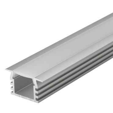 Светодиодный профиль (LED), Встраиваемый алюминиевый профиль PDS-F-2000-Anod [22х16mm]