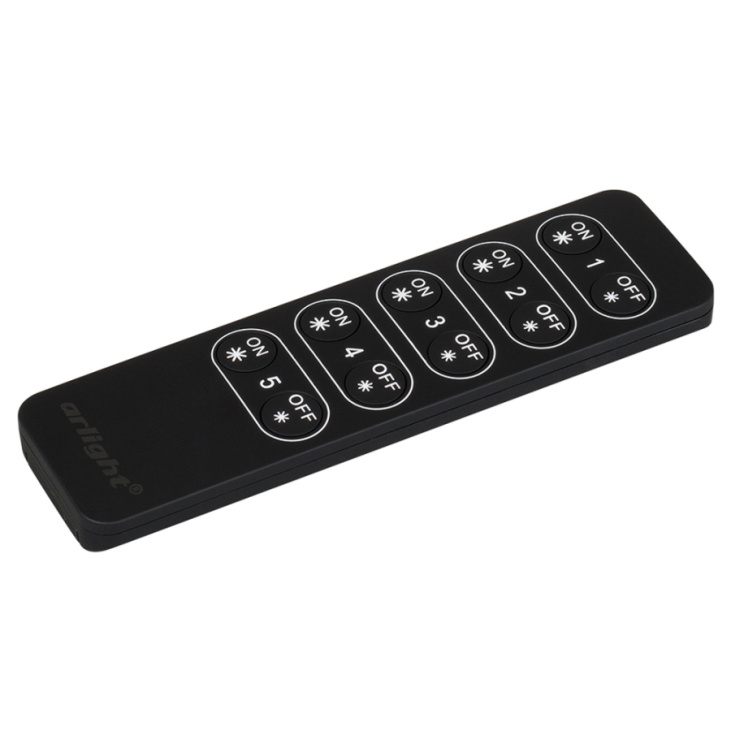 картинка Пульт SR-2833K5 Black (диммер 5 зон)