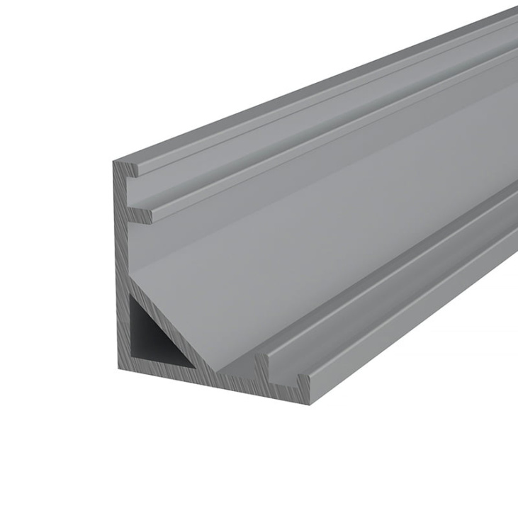 картинка Светодиодный профиль (LED), Профиль угловой алюминиевый 1616-2 Rexant, 2м