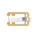 картинка Светодиодный профиль (LED), Алюминиевый профиль TOP-Shelf9-2000-Anod [16.4x27mm]