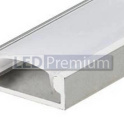картинка Светодиодный профиль (LED), Профиль с экраном ALU-Wide-H8-2000 Anod+frost [22.6x8.47mm]
