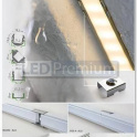 картинка Светодиодный профиль (LED), Алюминиевый профиль PDS-R-2000-Anod [18.5x15.75mm]