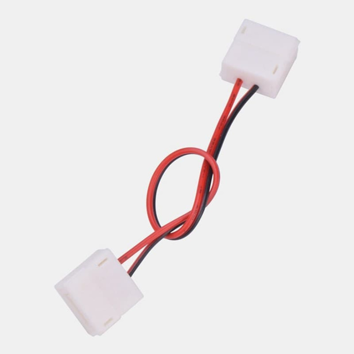 картинка Коннектор соединительный (2 разъема) для одноцветных светодиодных лент с влагозащитой шириной 10 мм. Длина 15см Neon-night