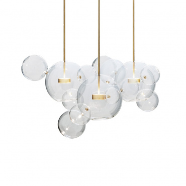 Подвесной светильник Bolle Linear 14 Bubbles by Giopato & Coombes